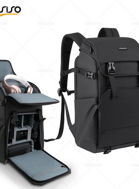 适用于尼康佳能侧开单反相机包双肩摄影包大容量稳定器无人机背包