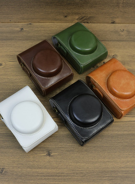 适用索尼ZV-1II单肩数码相机包皮套 zv1f保护套 GR2 3便携外壳