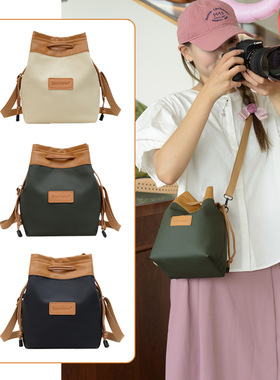 佳能R50单肩相机包富士xs20收纳袋微单索尼尼康z30内胆单反镜头袋