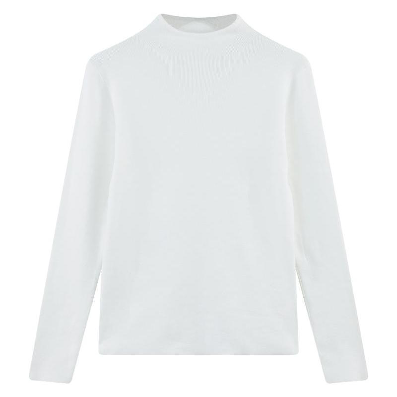 针织套头小立领打底衫