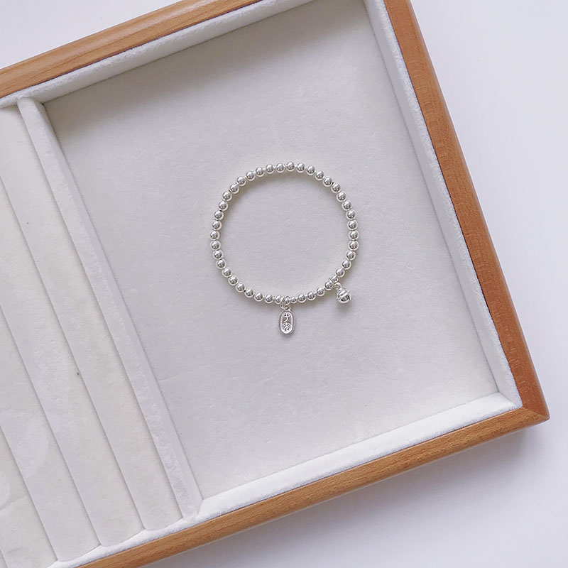 足银原创寓意平安喜乐沾水不掉色