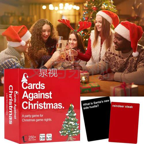 跨境 Cards Against Christmas反圣诞节卡片扩展套装桌游卡牌游戏