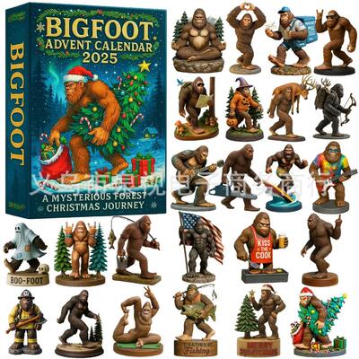 新品Bigfoot Adventure Calendar 2025年大脚怪冒险日历