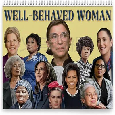 2026 Well-Behaved Women Calenda 2026 举止得体女性日历