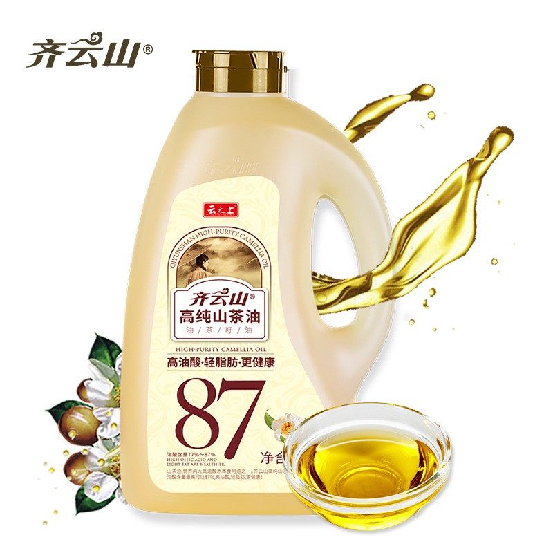 齐云山高油酸山茶油2L桶装