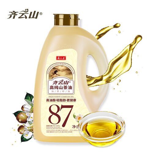 齐云山高油酸山茶油2L桶装