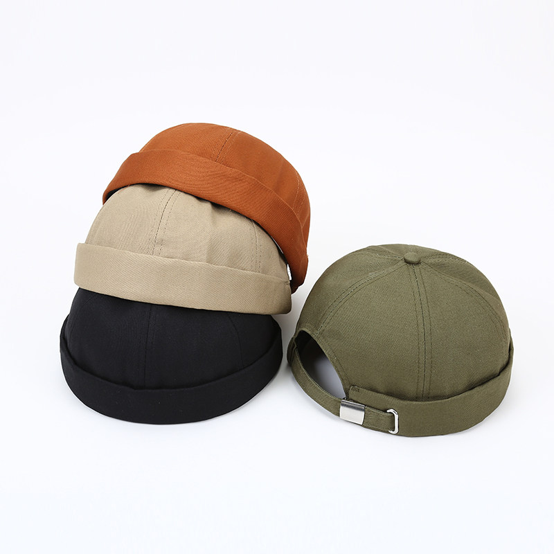 帽子男瓜皮帽地主帽夏季雅痞帽流氓帽地痞帽女寸头潮牌夏天痞子帽