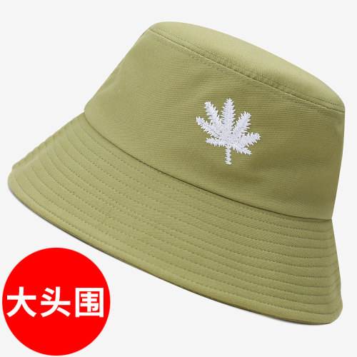 夏季圆脸渔夫帽大头围