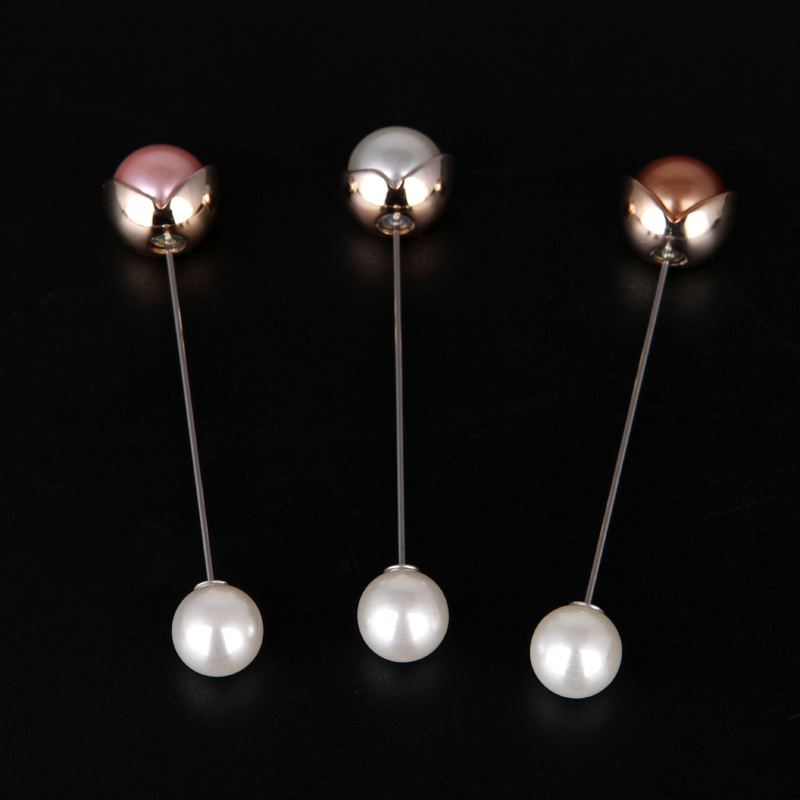 韩版大珍珠别针扣