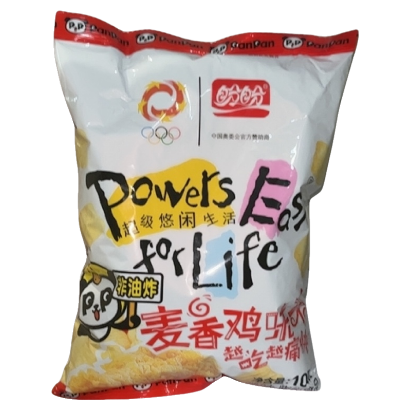 顺丰包邮盼盼麦香鸡味块膨化食品薯片薯条休闲零食大分量105克