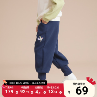 中大童休闲长裤 歌瑞家儿童裤 男童女童运动卫裤 新款 乐友 子2025春季