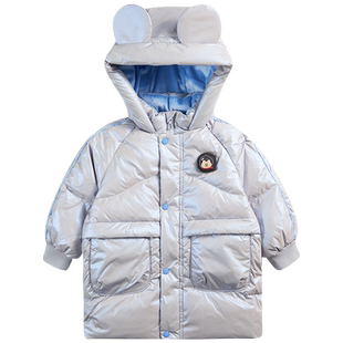 歌瑞家羽绒服冬男小童童装白鸭绒保暖外套上装上衣乐友