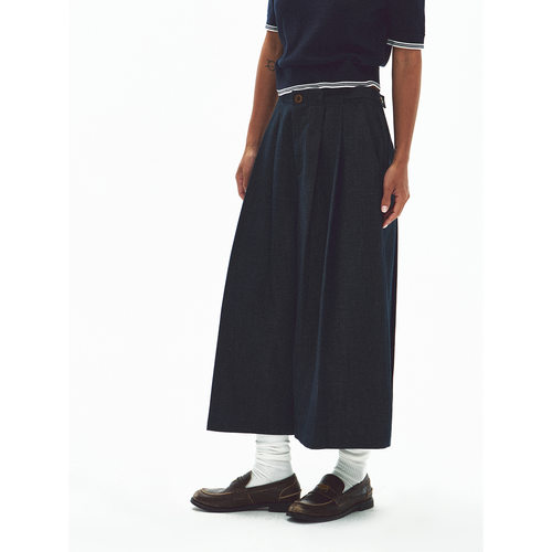 Hello September 天丝混纺牛仔宽松休闲百搭低腰九分休闲裤V60438