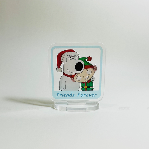 半饺铁盒 恶搞之家饺子Stewie布莱恩立牌摆件办公桌面摆件礼品