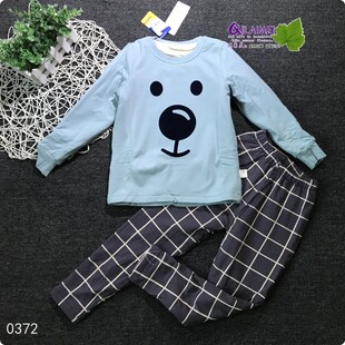 亏本清仓泰迪博士儿童秋冬季内搭加厚加绒保暖内衣套装男女小宝宝