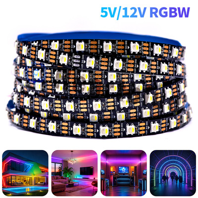 SK6812 幻彩LED灯带RGBW四色全彩5050可编程 LED灯条5V幻彩氛围灯