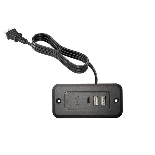 家具办公室嵌入美式排座 美标TYPE-C快充PD20W美规快速充电