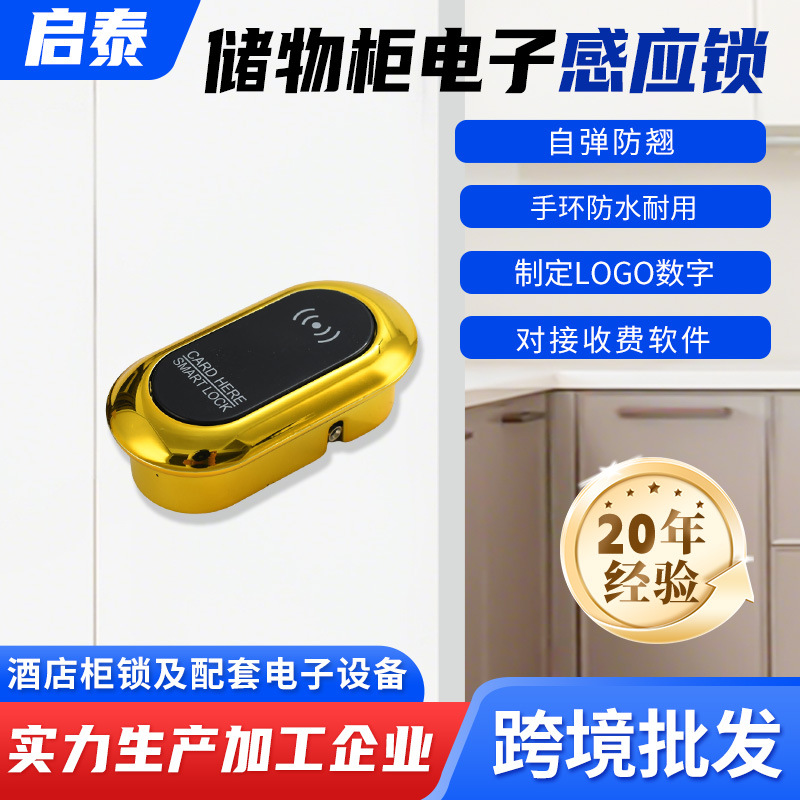桑拿锁刷卡锁浴室更衣柜锁健身房柜门锁文件柜储物柜IC智能锁具