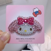 mumu饰品店铺卡通人物水钻立体贴纸库洛米小美可爱丑鱼kt