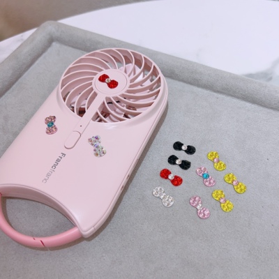 mumu饰品自制水钻贴纸彩色蝴蝶结风扇手帐包随意搭配小巧可爱