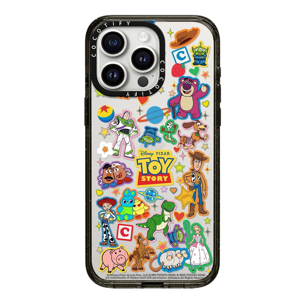 C家玩具总动员贴纸联名适用iphone15promax手机壳14pro苹果13promax硅胶套12透明软17情侣16新款卡通日系
