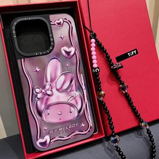 C家MY Melody防摔新款美乐蒂适用iphone16promax手机壳15pro17PROMAX苹果14plus磁吸MagSafe卡通13甜酷少女17