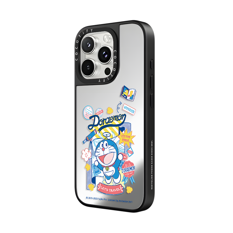 C家适用iPhone苹果17/16promax手机壳12/16pro/14奢华16plus个性13潮牌15pro时尚16补妆镜15防摔开心叮当猫