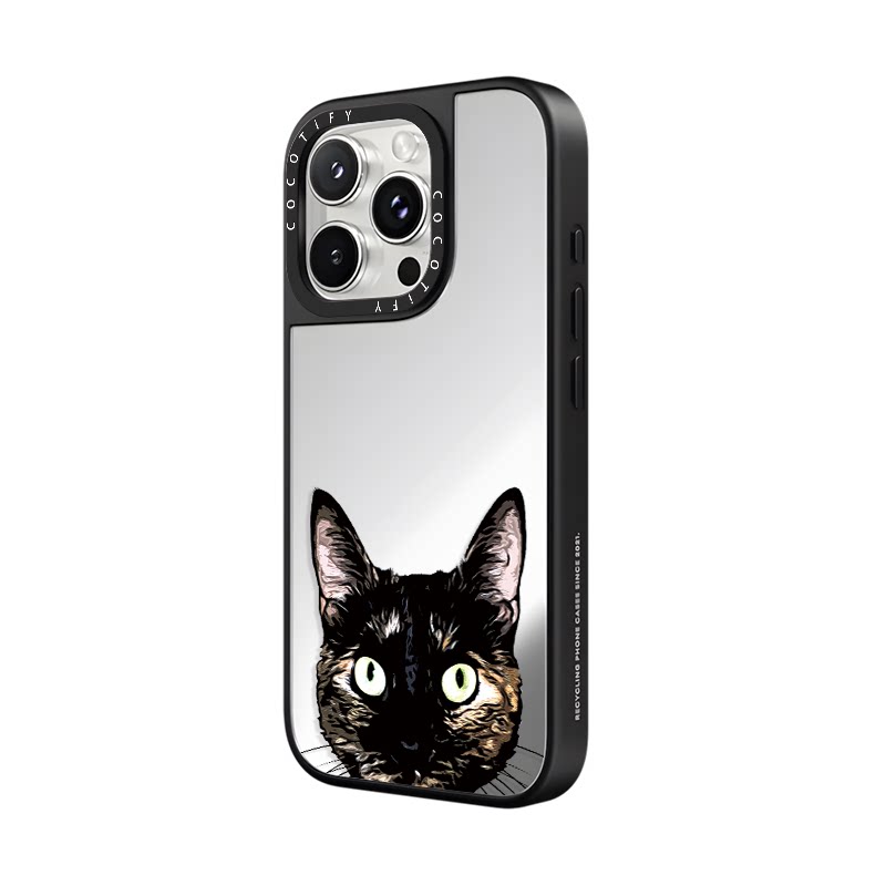 C家适用iPhone苹果16promax手机壳16/16plus/17PRO潮流16pro软胶13保护套14个性15网红15pro磁吸硬壳黑猫头17