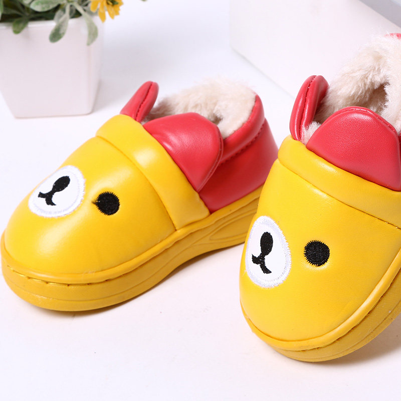 Pantoufles enfants en Cuir spatial pour hiver - Ref 1010198 Image 3