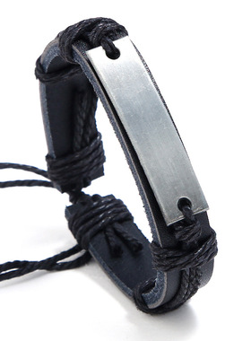 多层编织手链手镯牛皮