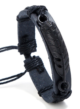 厂家手绳简约百搭羽毛手链