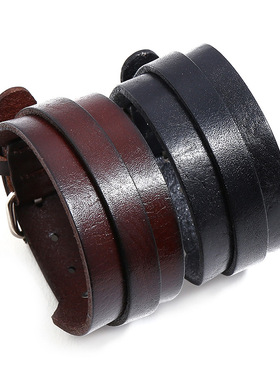 欧美跨境新款复古简约牛皮