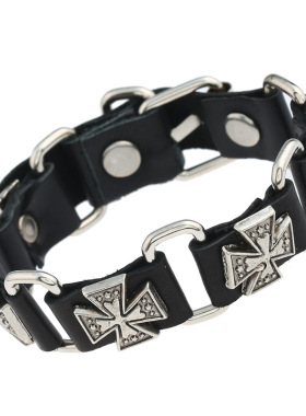 欧美外贸饰品潮流朋克风牛皮街头