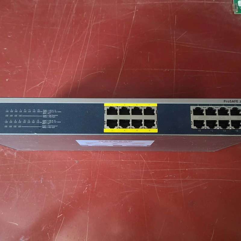 议价-美国网件 NETGEAR JGS516PE 16口全千兆带8
