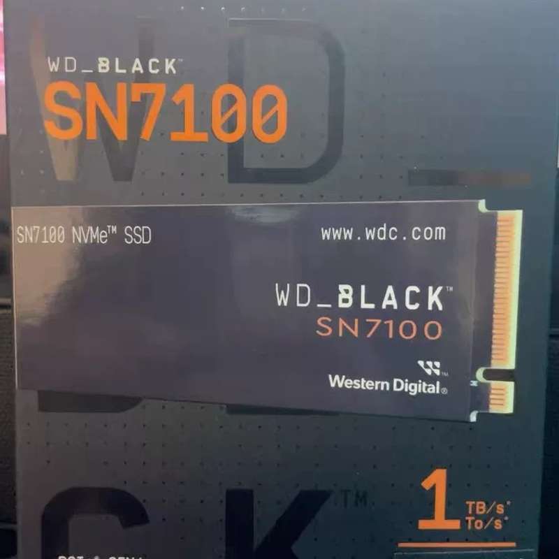 议价-【全新未拆封】西数SN7100 1TB NVMe固态硬盘，原图片