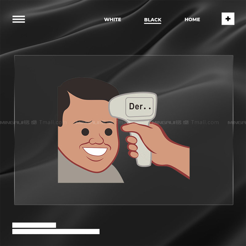 汽车创意搞笑卡通可爱网红表情包测体温反光贴个性电动摩托汽车贴