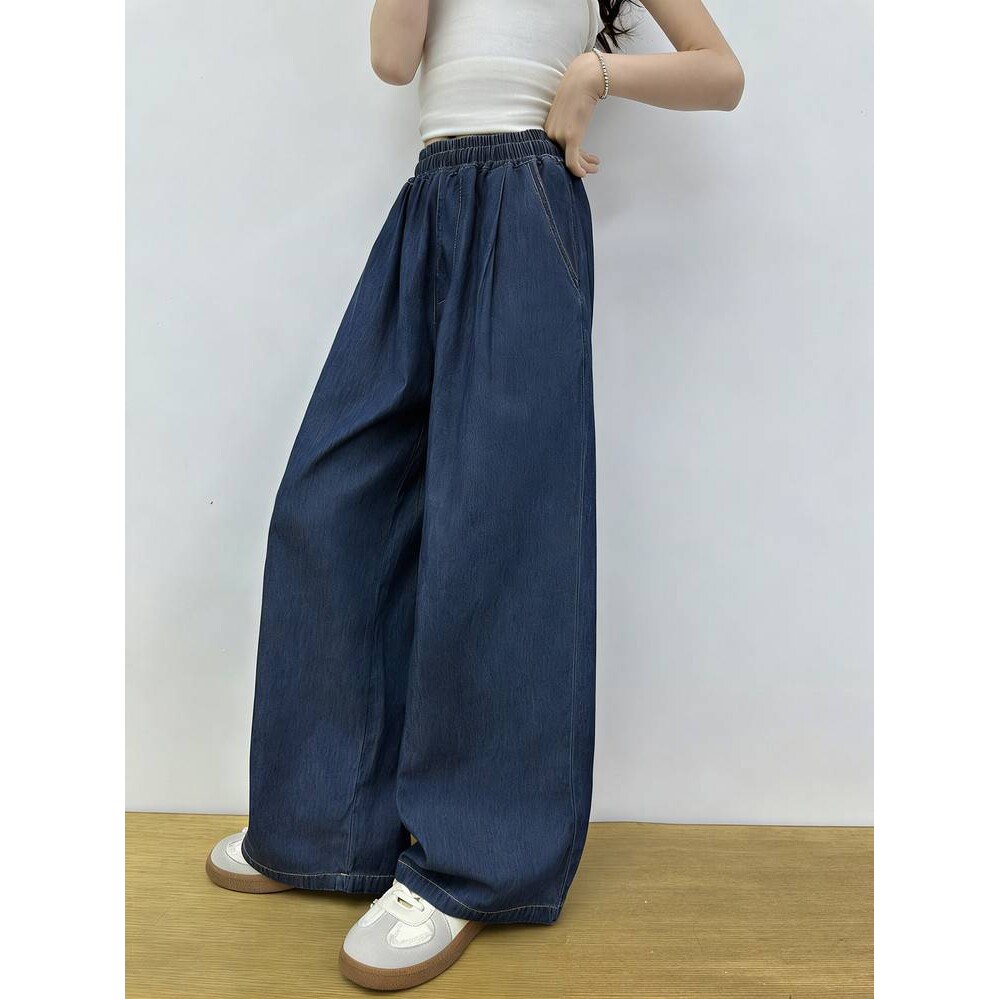 官方正品女童裤子夏季薄款2026新款女大童直筒阔腿裤初中生夏装凉