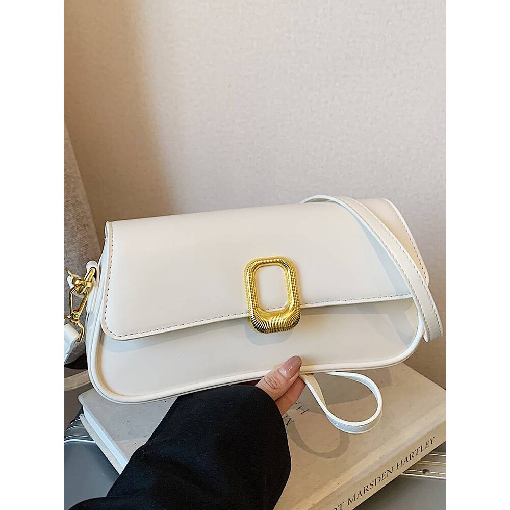 官方正品气质韩系纯色小方包2026新款简约时尚大容量单肩包小众洋