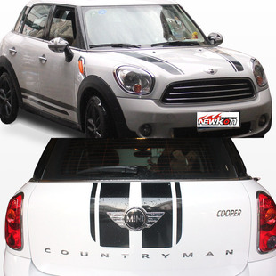 宝马mini countryman拉花车贴 新款乡下人R60专用贴纸 颜色定制