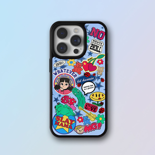 iPhone17Pro欧美风wf同款16可爱青蛙女孩手机壳15适用12mini苹果13pro/14plus防摔11/xsmax辣妹保护套