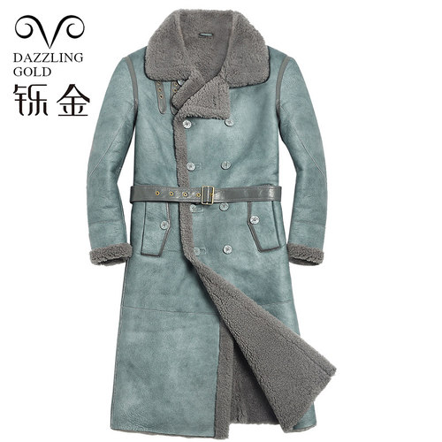 铄金皮衣男士加厚款年长