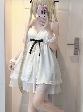 二次元软萌可爱少女吊带裙