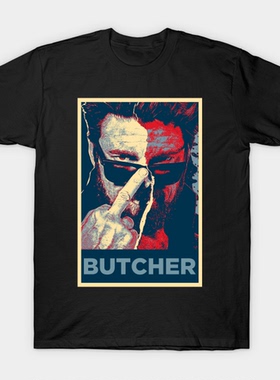 The Boys黑袍纠察队3美剧周边漫画短袖T恤祖国人士兵男孩衣服同款