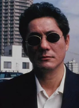 HANABI花火Kitano Takeshi北野武同款复古太阳镜墨镜眼镜周边电影