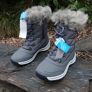 外贸原单荷兰高帮全防水滑雪靴棉鞋加热棉内衬防滑雪地靴儿童棉鞋