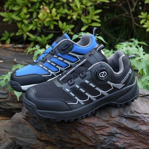 带锁扣钢头鞋劳保鞋防砸防刺穿