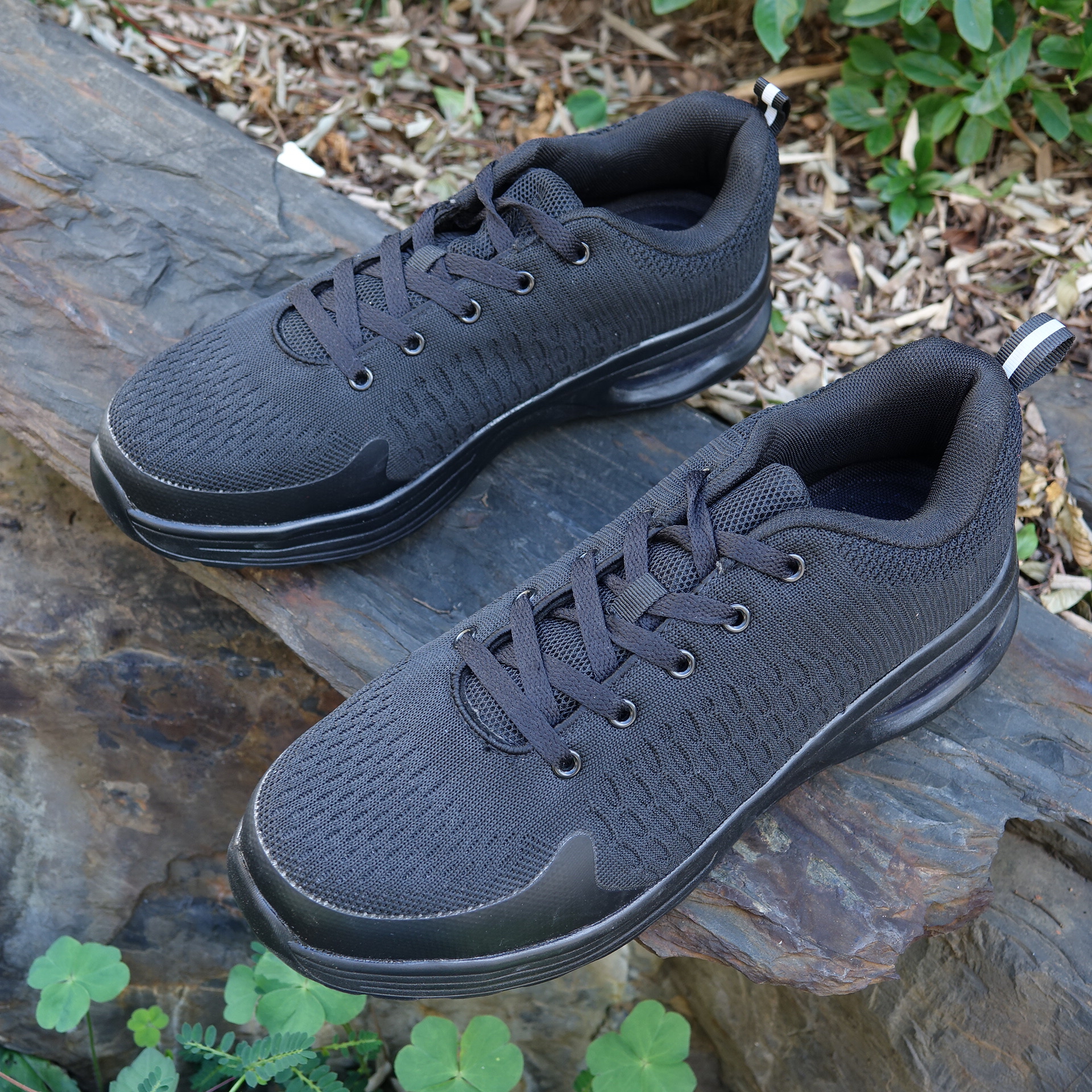 外贸原单新款钢头鞋防砸鞋劳保鞋带气垫轻便防滑防油防刺穿男女鞋