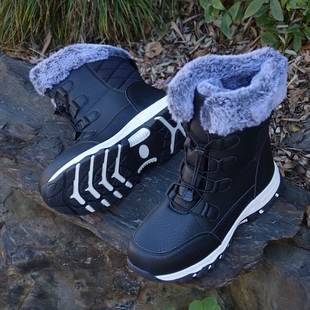 外贸原单冬季加绒保暖防水暖鞋滑雪鞋棉鞋户外防滑雪地靴棉鞋女鞋