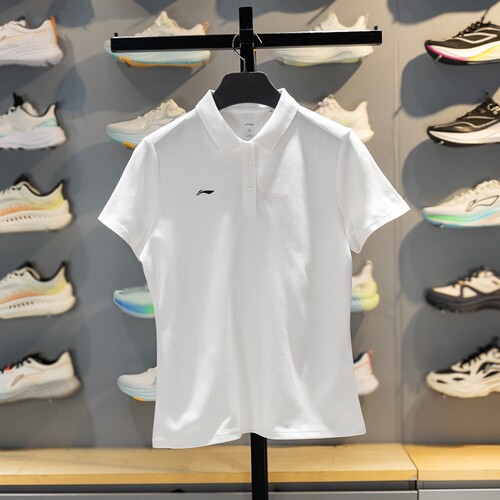 李宁短袖POLO舒适休闲简约