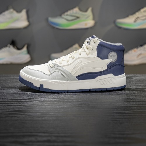 李宁加绒保暖男子系带休闲鞋